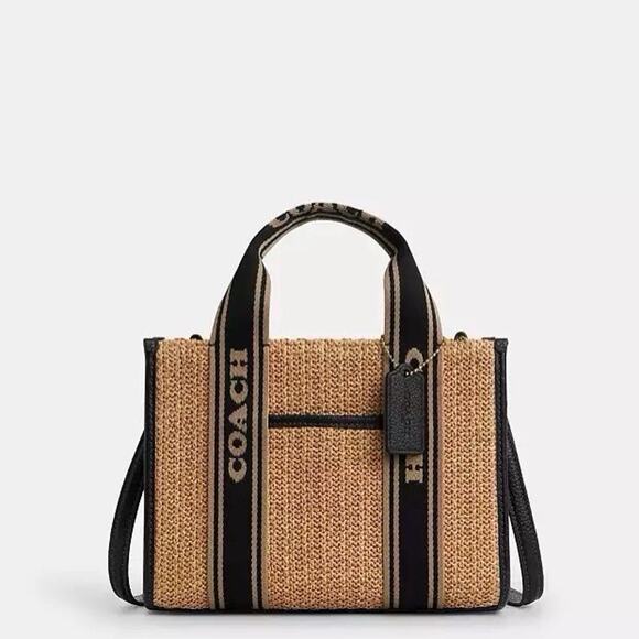 COACH Coach Straw Web Smith 24 Tote Bag Purse main image 1